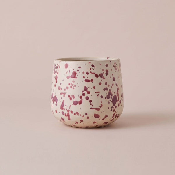 Splatter Pot x Hot Pottery Cranberry