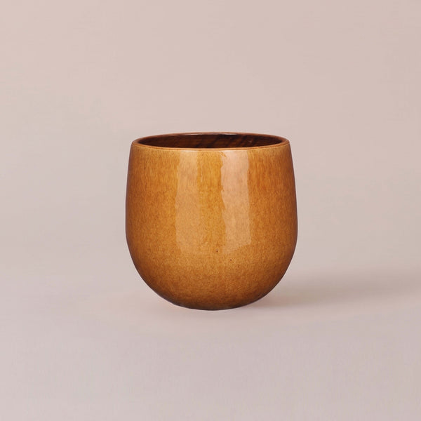 Ochre Plant Pot 14cm