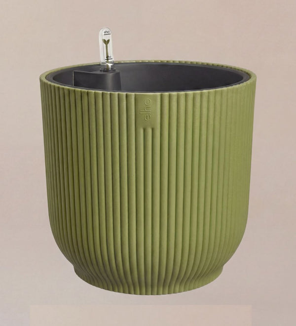 Green Pot with Self-Watering Insert (30cm)