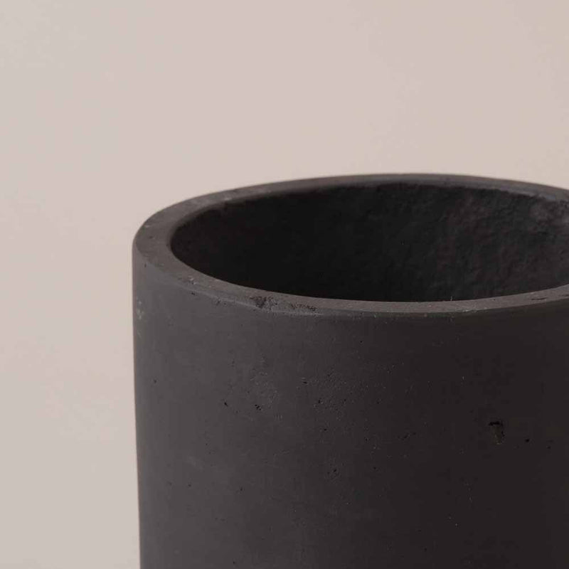 Dark Grey Concrete Pot