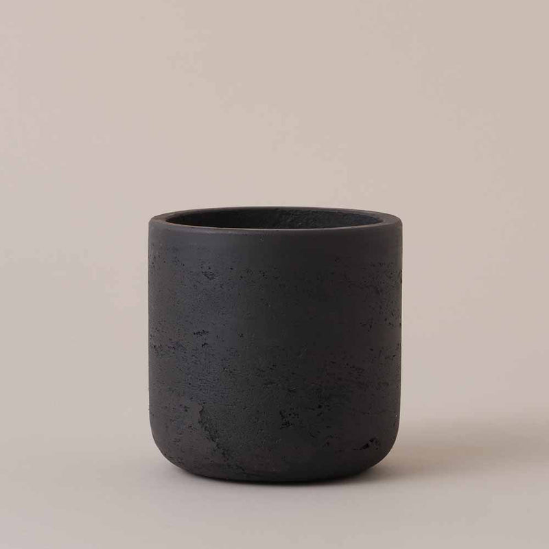 Dark Grey Concrete Pot
