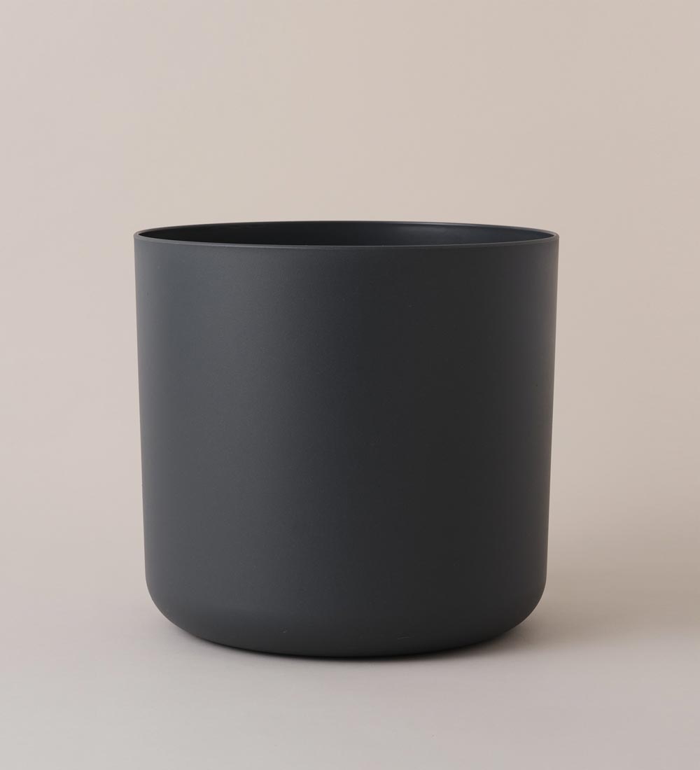 matt black plant pot Dark Grey Elho Matt Pot (25cm)