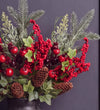 Artificial Red Norah Branch Set