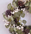 Artificial White Finley Wreath