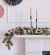 Artificial White Finley Garland
