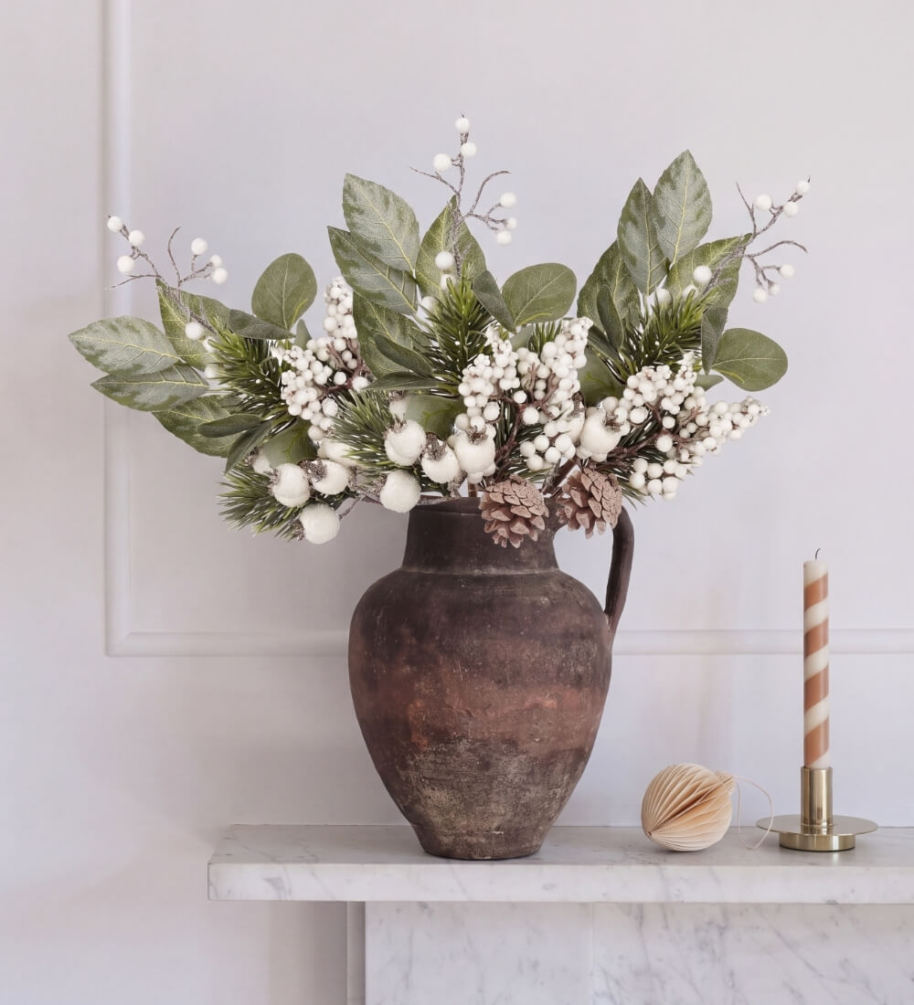 Artificial White Finley Branch Set