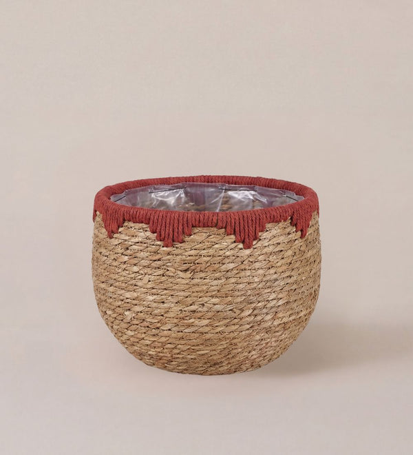Nautral Plant Basket 14cm