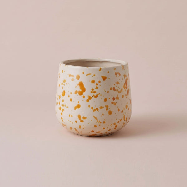 Splatter Pot x Hot Pottery Orange