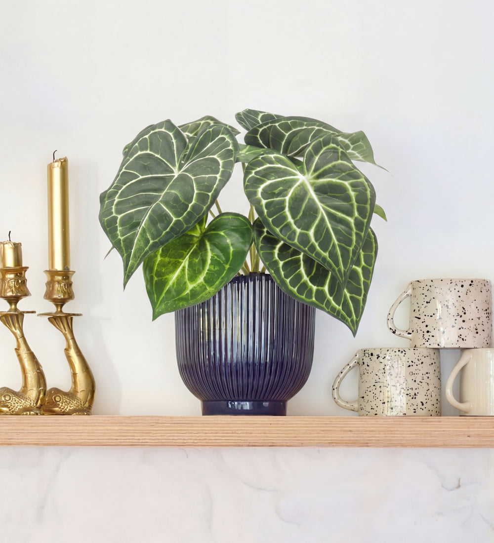 Artificial Crystal Anthurium