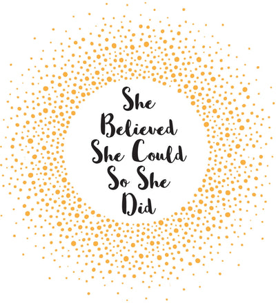 She Believed She Could Book