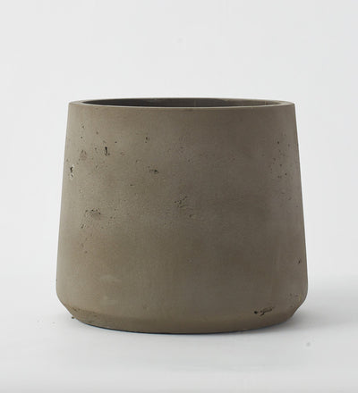 Mocha Concrete Patt Pot