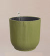 Green Pot with Self-Watering Insert (22cm)
