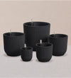 Anthracite Pot with Self-watering Insert