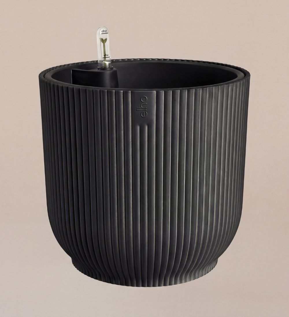 Dark Grey Pot with Self-Watering Insert (30cm)