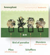 Houseplant Bookmarks