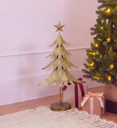 Gold Metal Christmas Tree