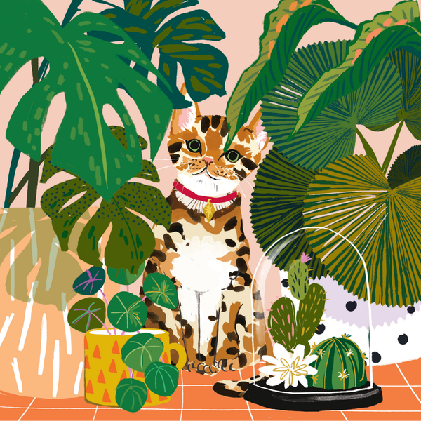 Jungle Cat Card