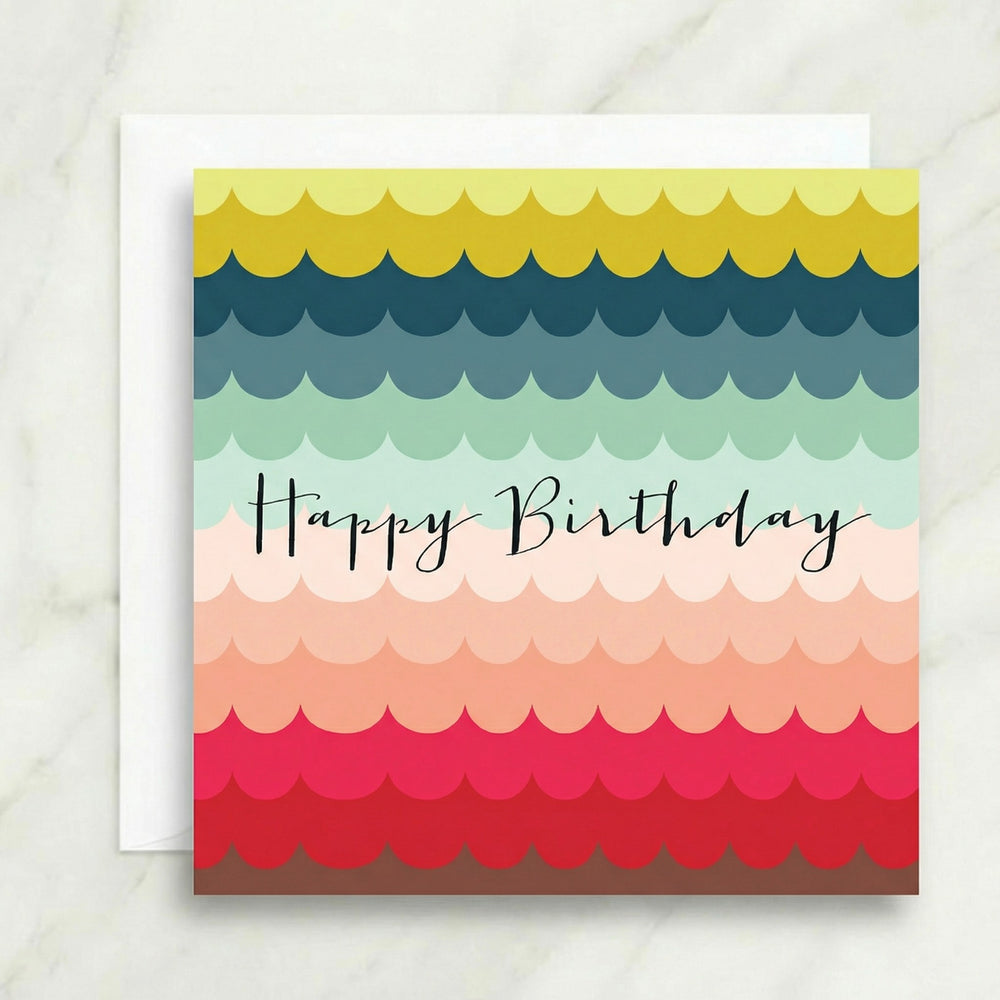 Scallop Birthday Card