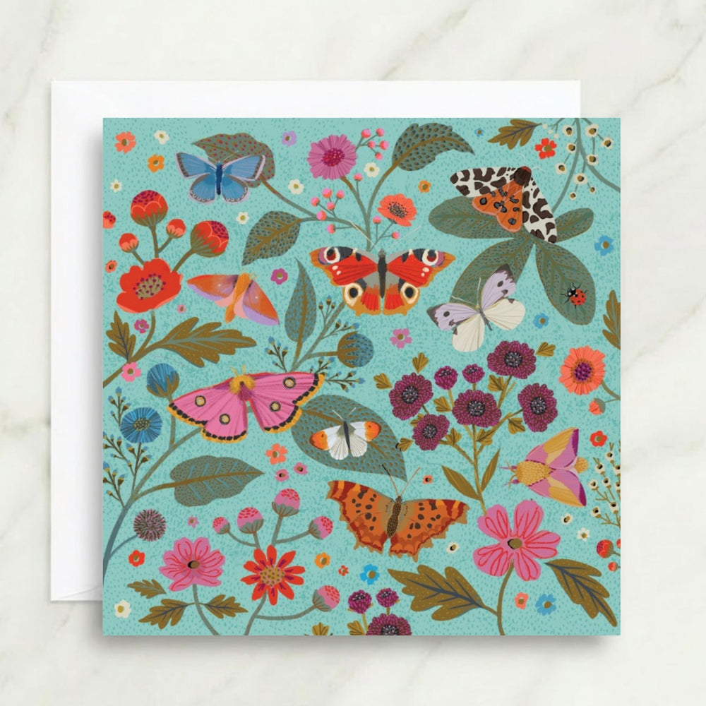 Butterfly Garden Card