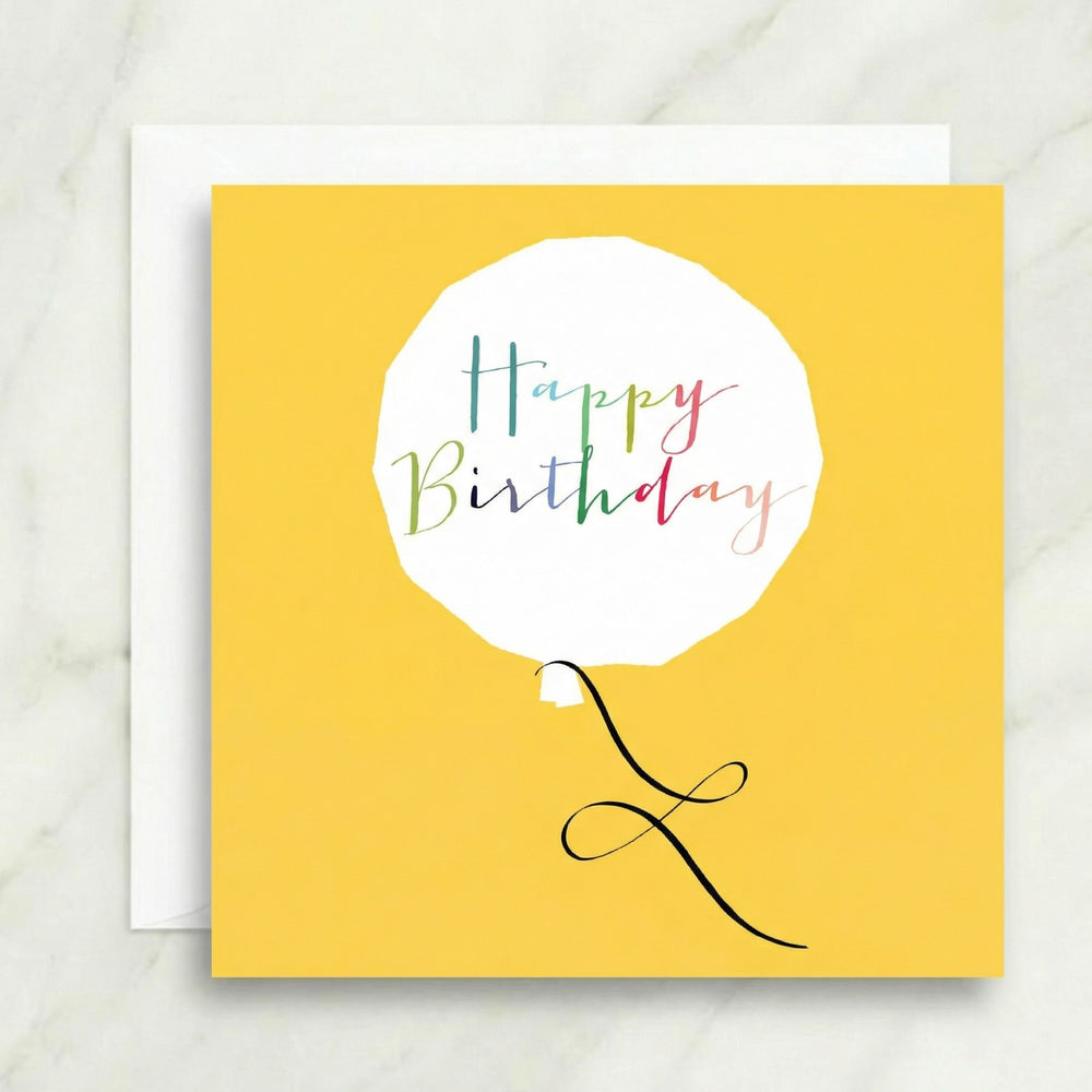 Balloon Birthday Card