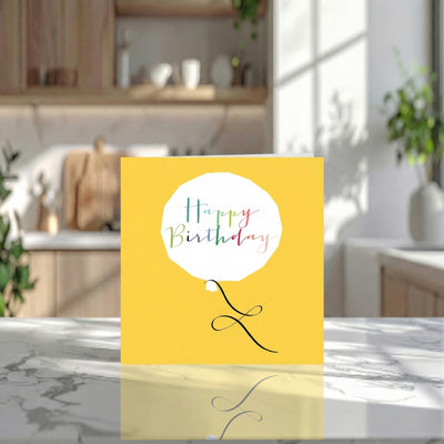 Balloon Birthday Card