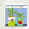 Plants in Tin Card