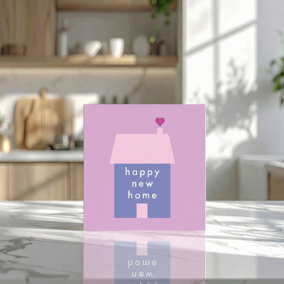 Happy New Home House Card