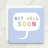 Get Well Soon Speech Bubble Card