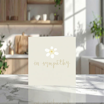 Single Flower Sympathy Card