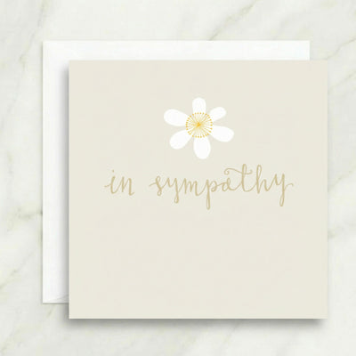 Single Flower Sympathy Card