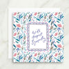 With Deepest Sympathy Floral Frame Card