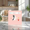 New Baby Girl Stalk Card