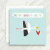 New Baby Boy Stalk Card