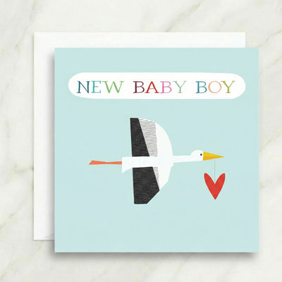 New Baby Boy Stalk Card