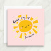 Little Ray of Sunshine Pink Card