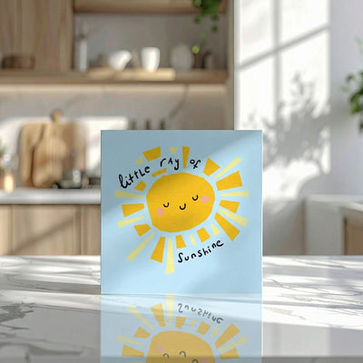 Little Ray of Sunshine Blue Card