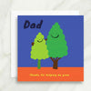Dad Thanks for Helping Me Grow Card