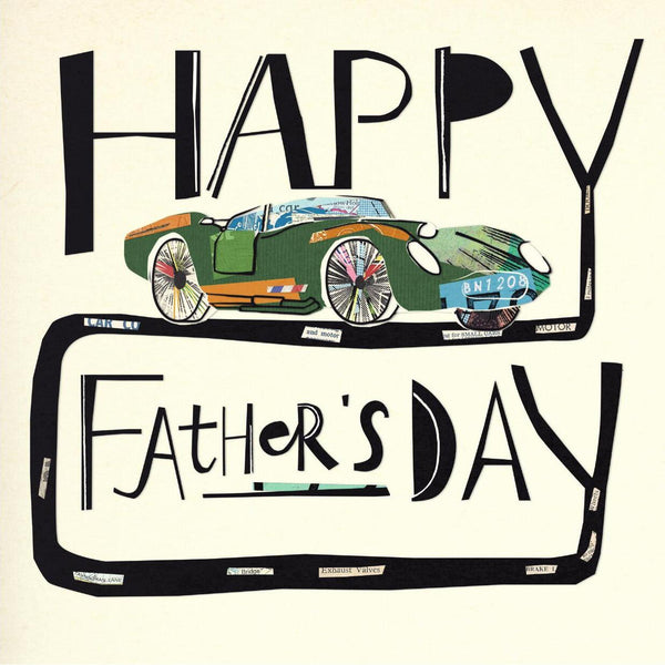 Happy Father's Day Classic Car Card