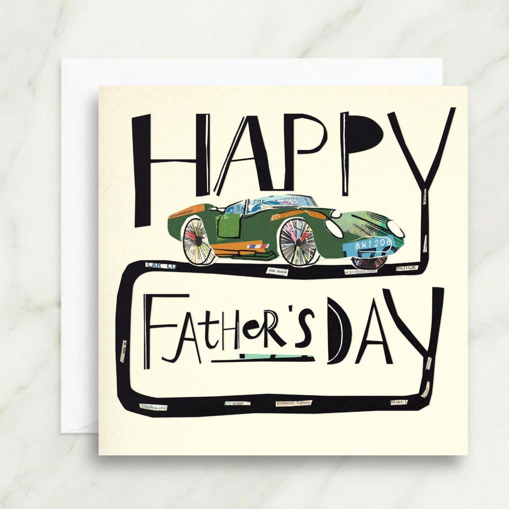 Happy Father's Day Classic Car Card