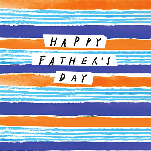 Happy Father's Day Stripes Card