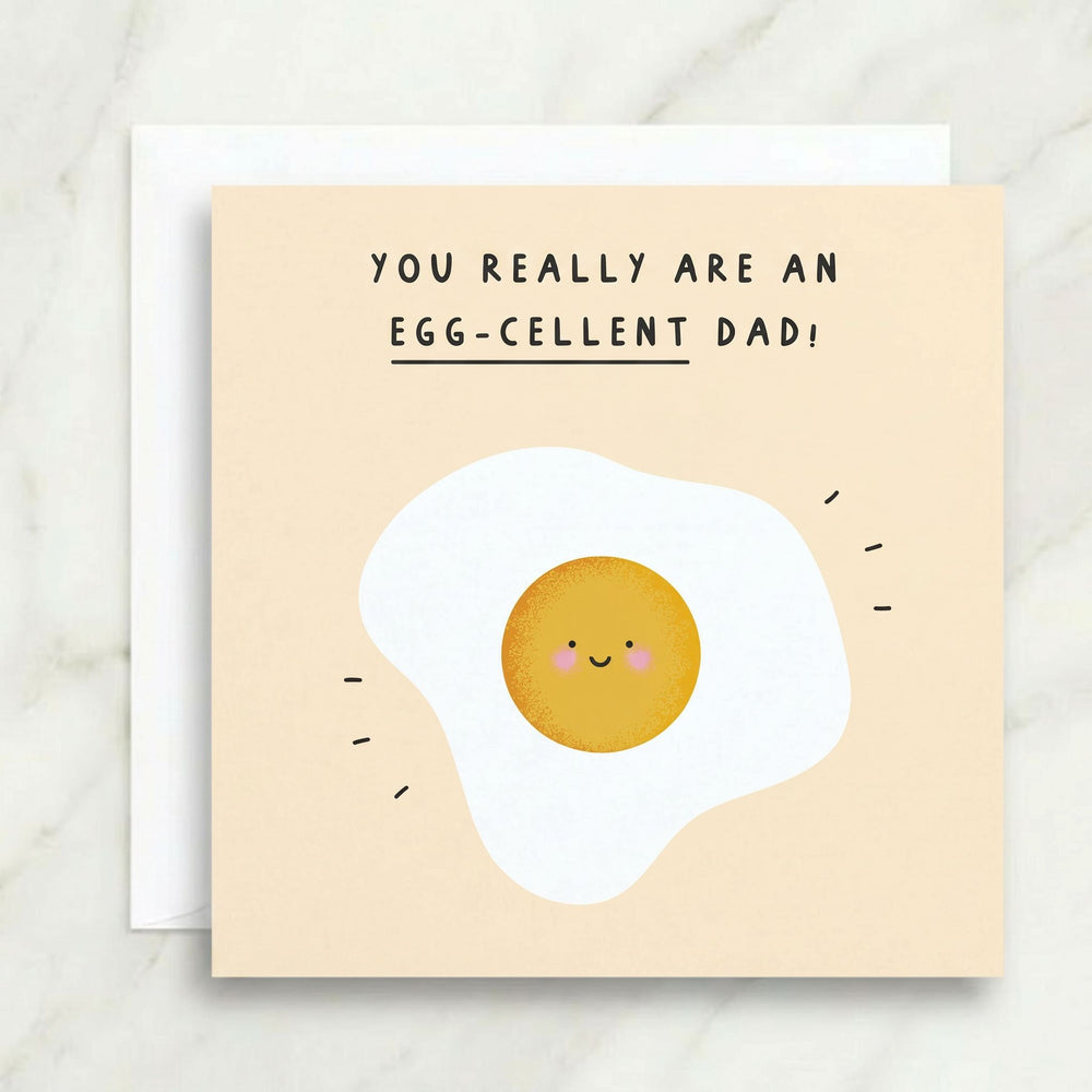 Egg-cellent Dad Card