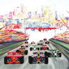 Formula 1 Racing Painting Card