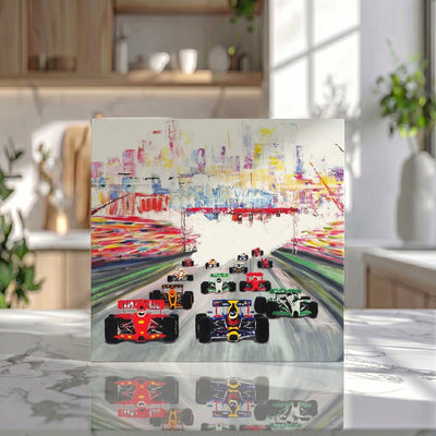 Formula 1 Racing Painting Card