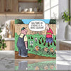 Beer Garden Cartoon Card
