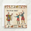 Pulleth My Finger Tapestry Card