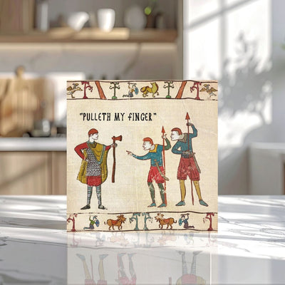 Pulleth My Finger Tapestry Card