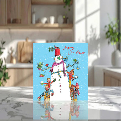 Christmas Snowman Fun Card