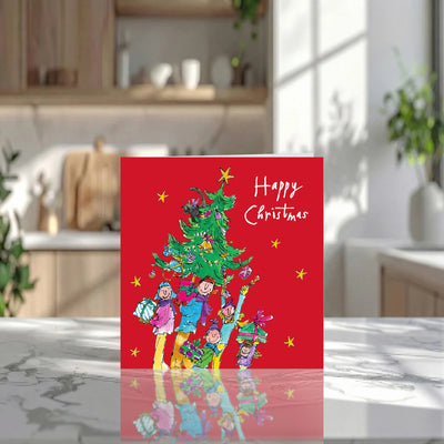 Christmas Tree Family Card