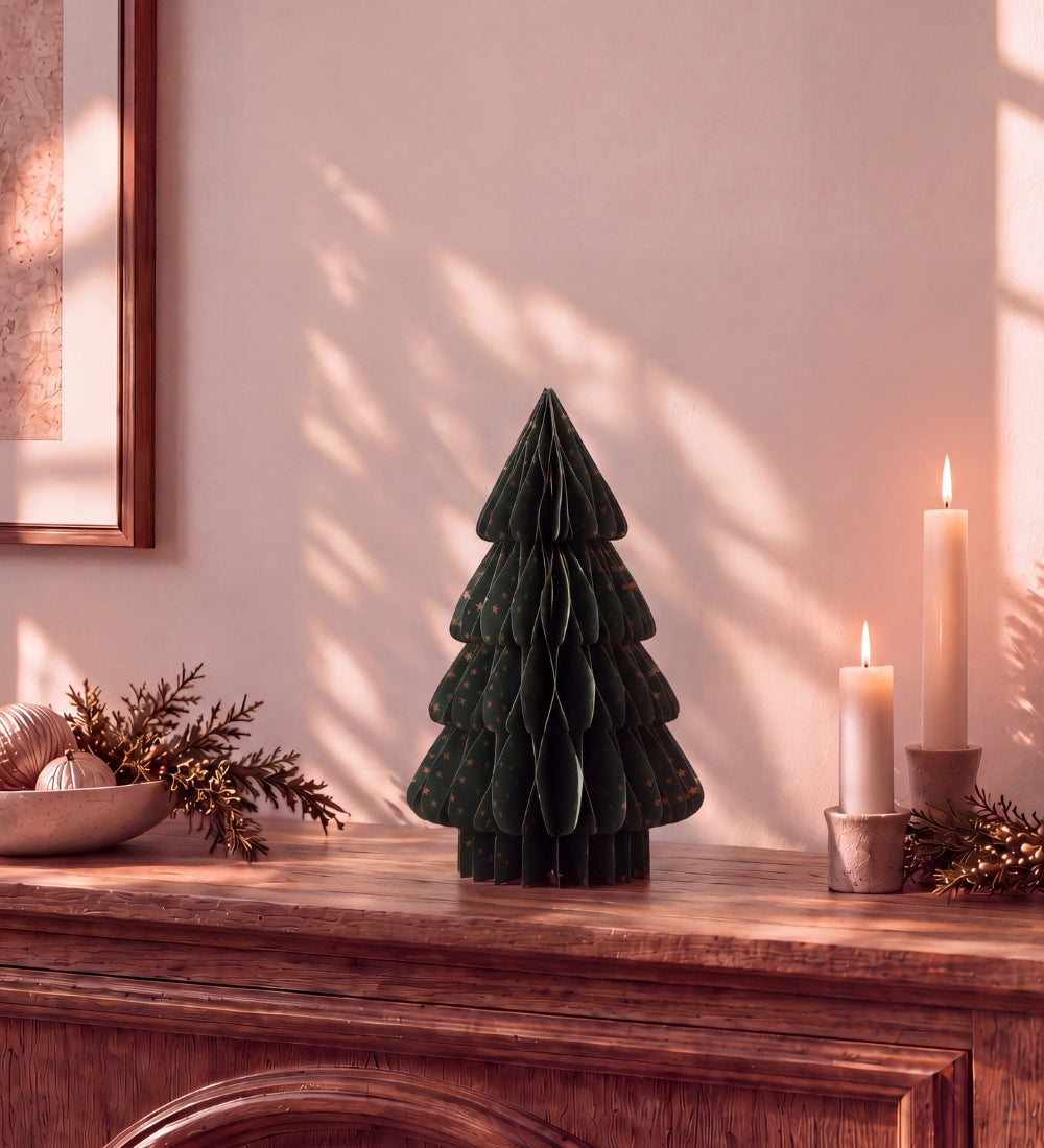 Green honeycomb tree