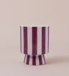 Purple Striped Pot 15cm